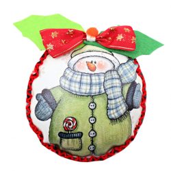 Glob handmade de Craciun Snowman's Hug