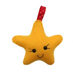 Ornament de Craciun handmade Steluta din fetru