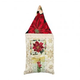 Decoratiune Casuta de Craciun Poinsettia